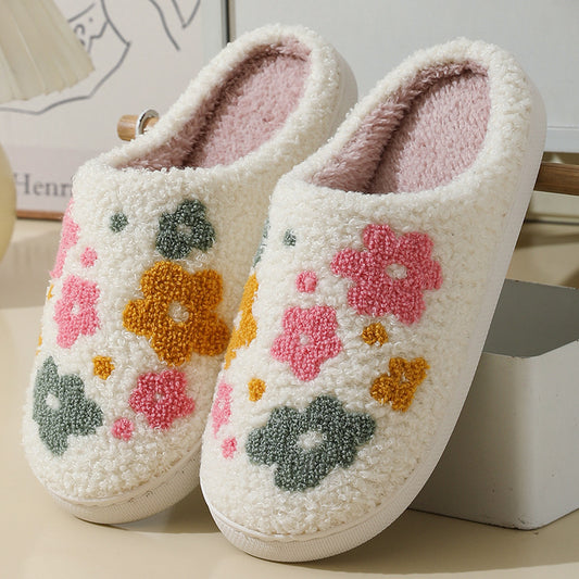 Floral Cotton Slippers