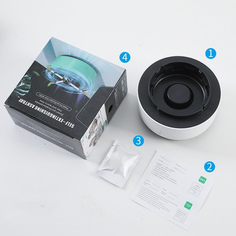 Smoke Removal Air Purification Ashtray – Automatic Anion Purifier