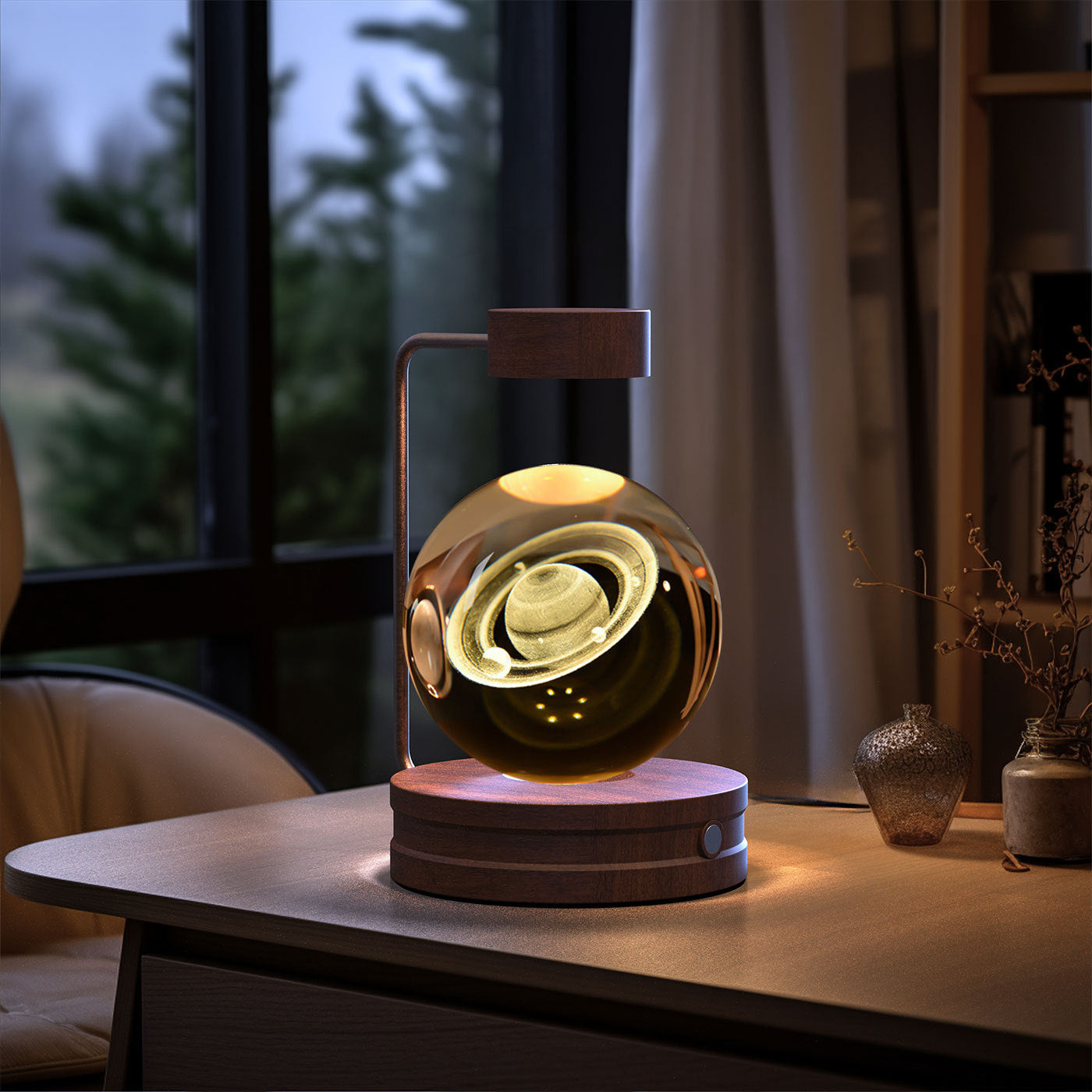 Crystal Ball Dinosaur Night Light – USB Powered