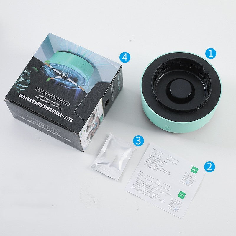 Smoke Removal Air Purification Ashtray – Automatic Anion Purifier