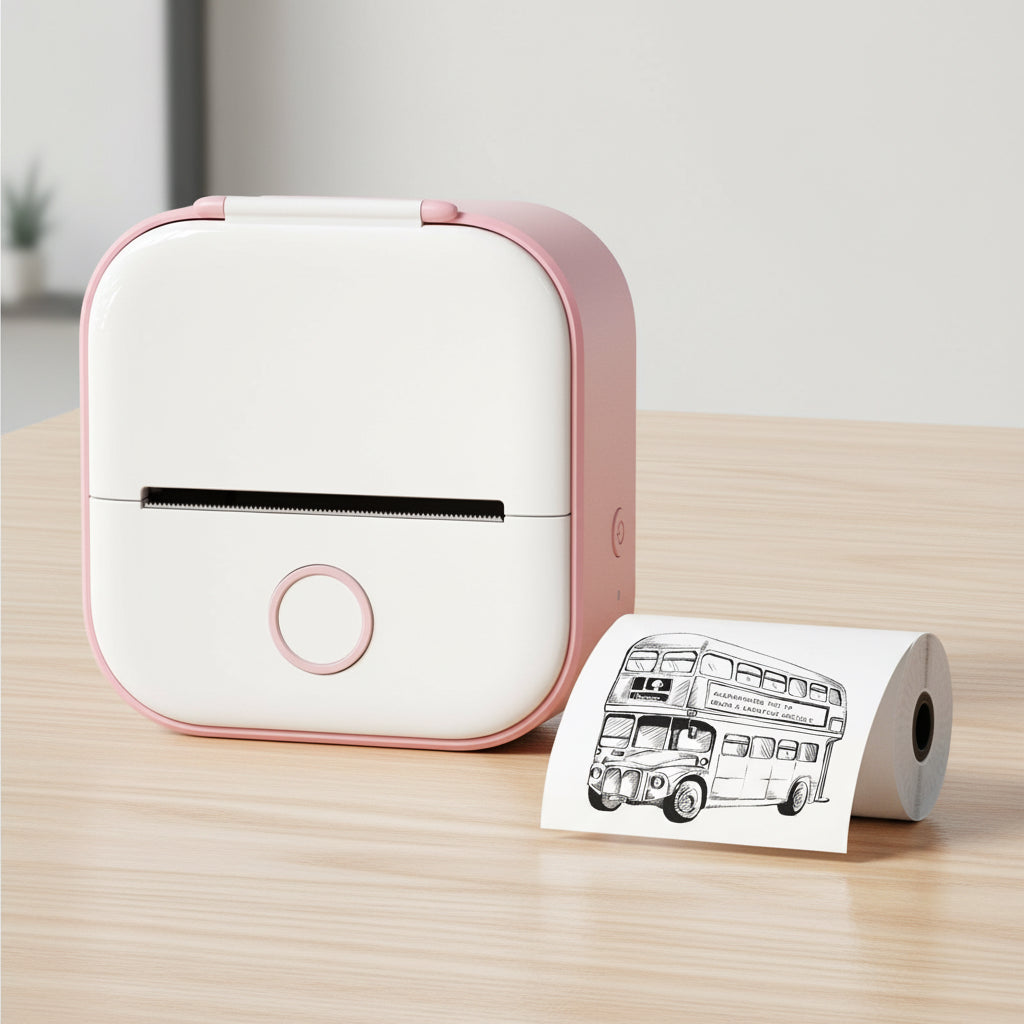 Mini Pocket Bluetooth Label Printer