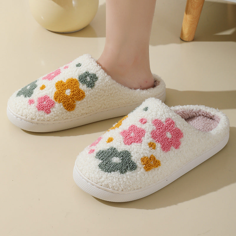 Floral Cotton Slippers
