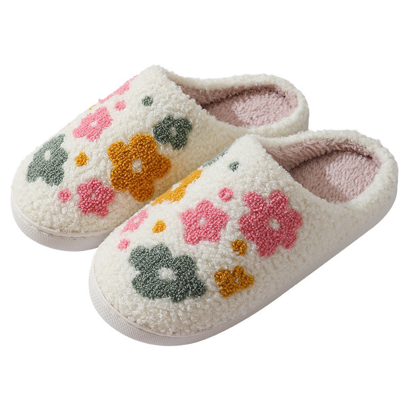 Floral Cotton Slippers