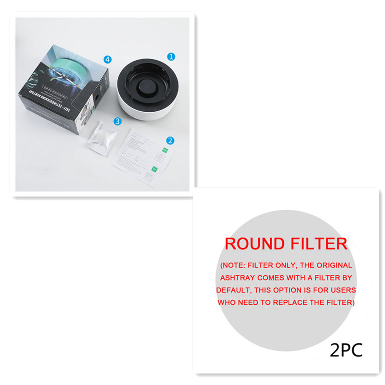 Smoke Removal Air Purification Ashtray – Automatic Anion Purifier