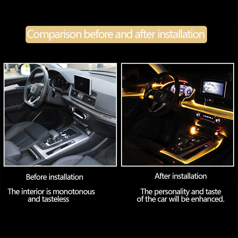 Car Fiber Optic Ambient Light – APP Rhythm Control