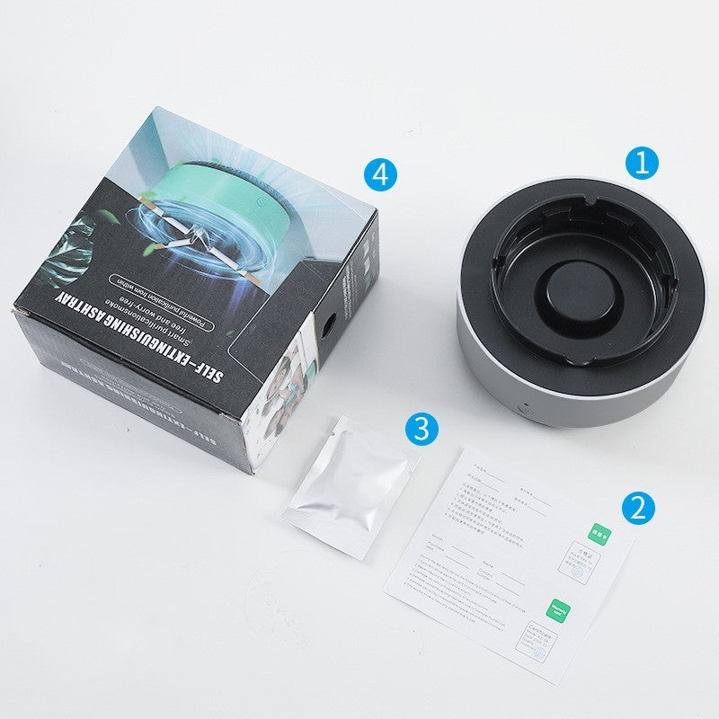Smoke Removal Air Purification Ashtray – Automatic Anion Purifier