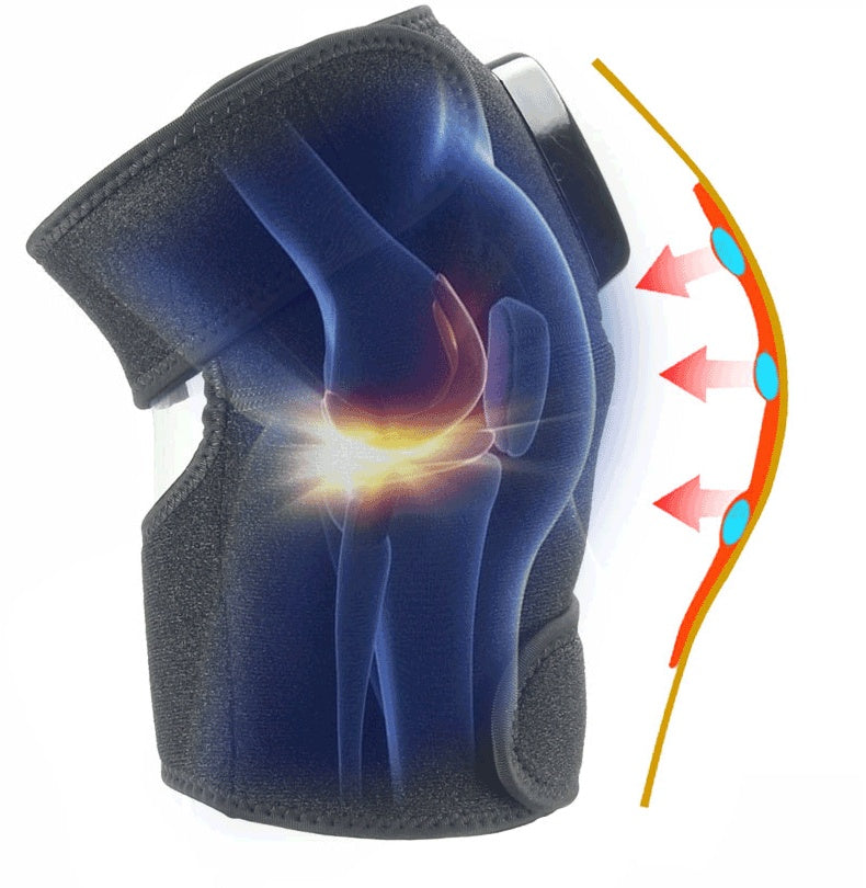 Electric Infrared Heating Knee & Elbow Massager – Vibration Therapy Pain Relief Wrap