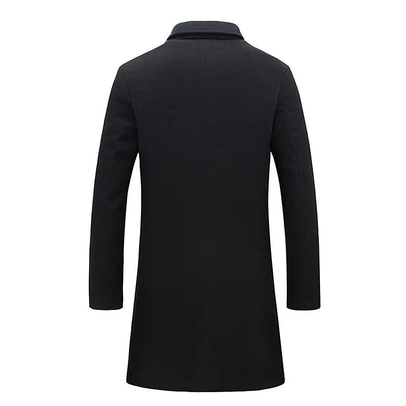 Men’s Winter Lapel Trench Coat
