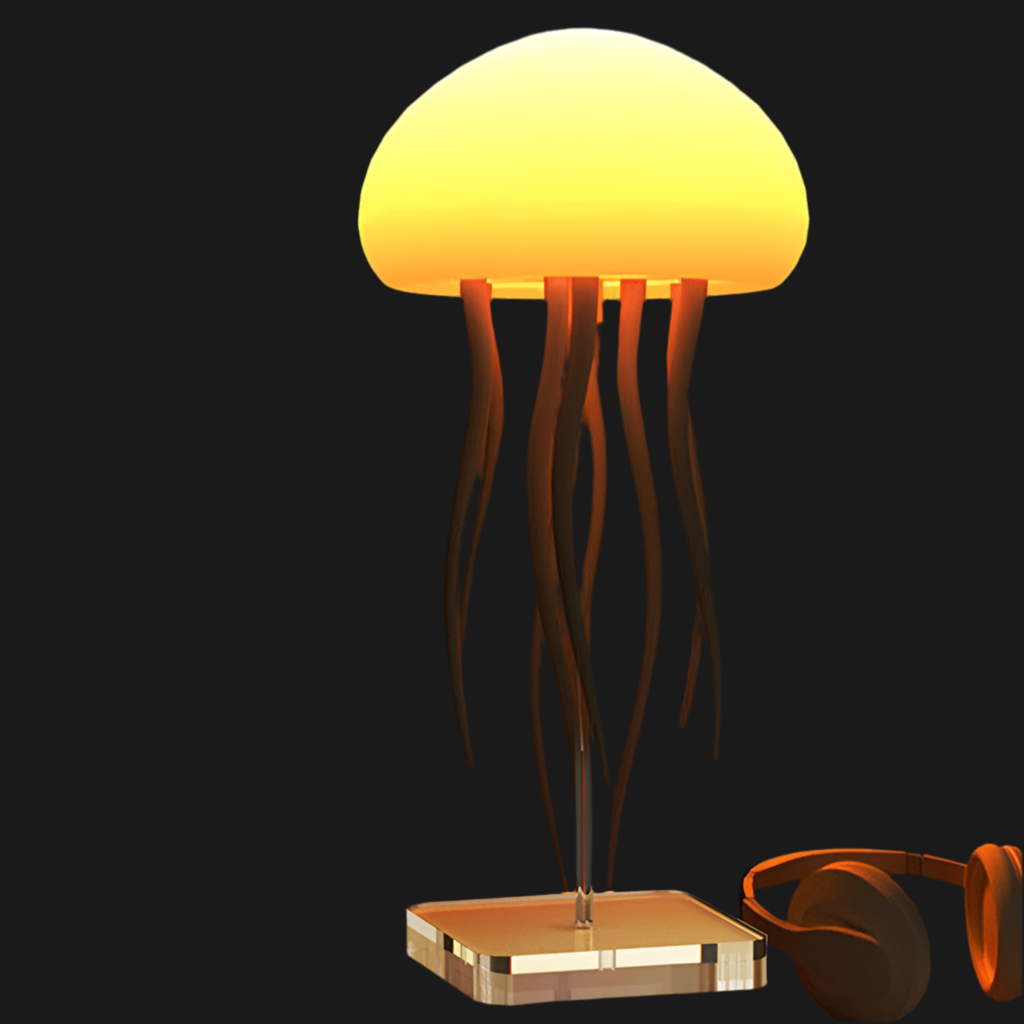 LED Jellyfish Mood Lamp – Portable Night Light