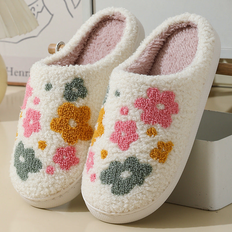 Floral Cotton Slippers