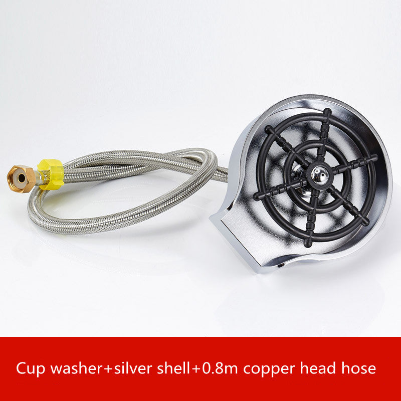 Bar Counter Cup Washer – High-Pressure Automatic Faucet Tool