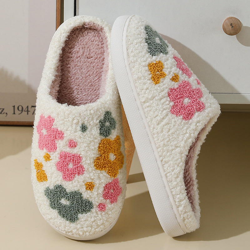 Floral Cotton Slippers