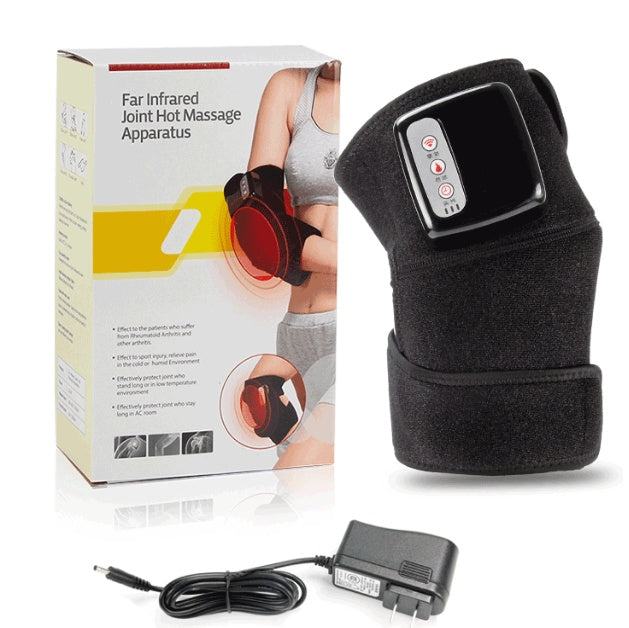 Electric Infrared Heating Knee & Elbow Massager – Vibration Therapy Pain Relief Wrap