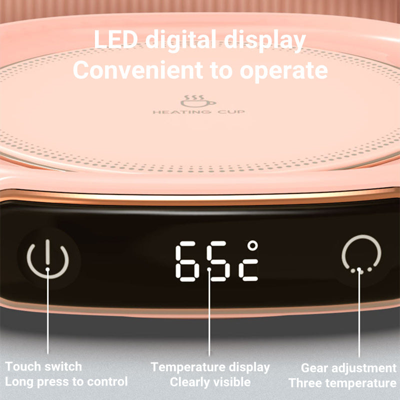 Smart Coffee Mug Warmer – Constant Temperature Heating Coaster