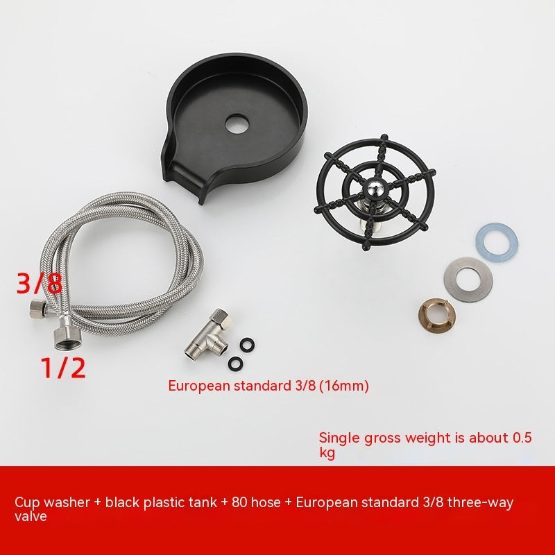 Bar Counter Cup Washer – High-Pressure Automatic Faucet Tool