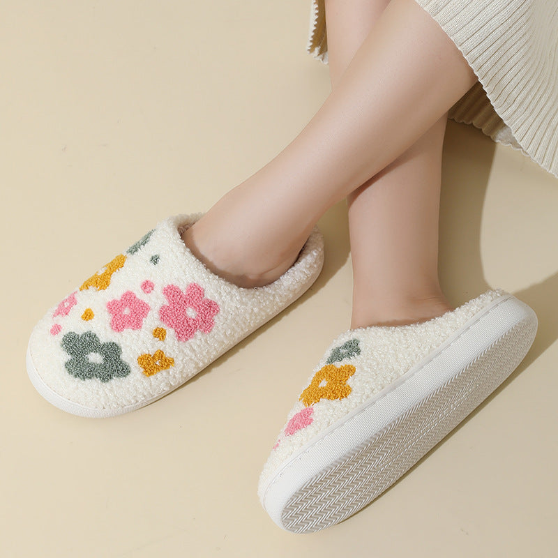 Floral Cotton Slippers