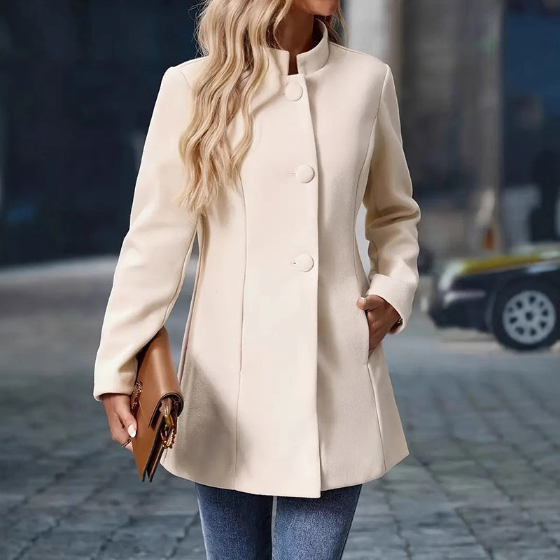 Women’s Elegant Single-Breasted Winter Coat