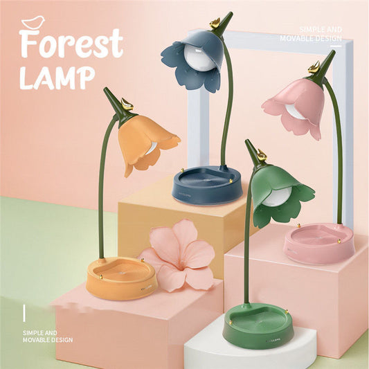 Flower LED Touch Desk Lamp