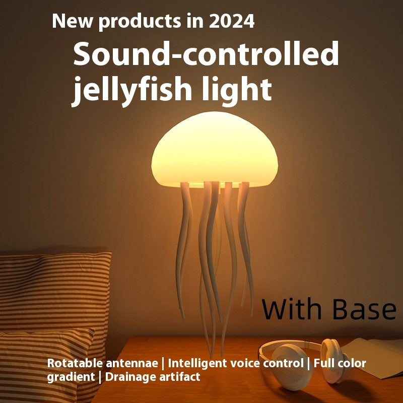 LED Jellyfish Mood Lamp – Portable Night Light