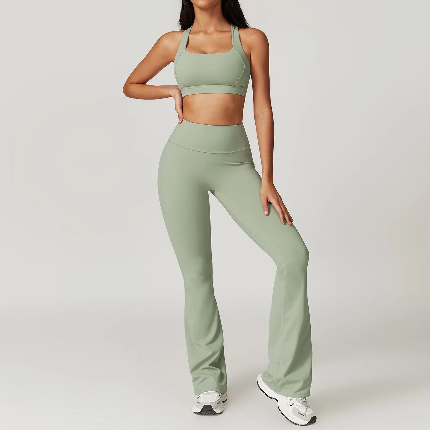 High-Waist 2-Piece Gym & Yoga Set