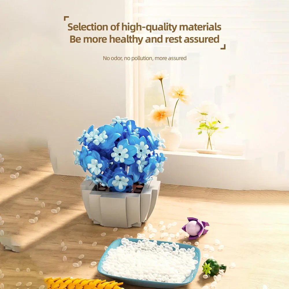 Succulent Flower Building Blocks