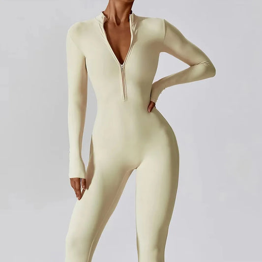 Women’s Skin-Tight Yoga Jumpsuit