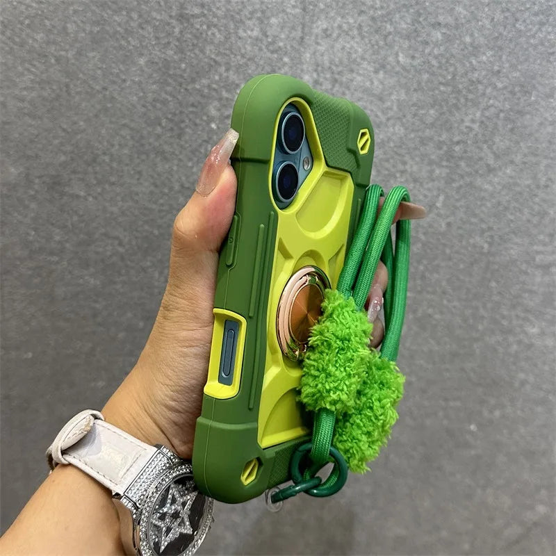 Luxury Armor Ring Holder iPhone Case