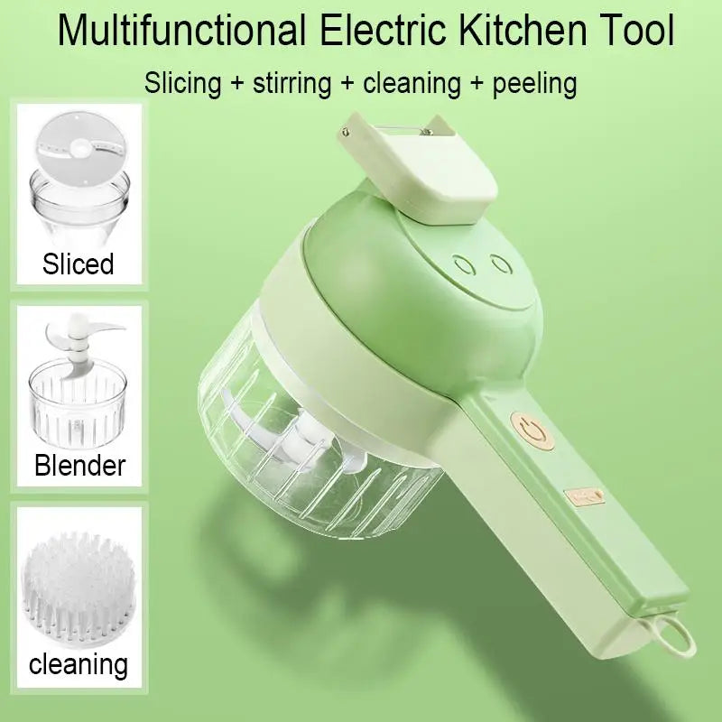 4 in 1 Handheld Electric Food Cutter Set