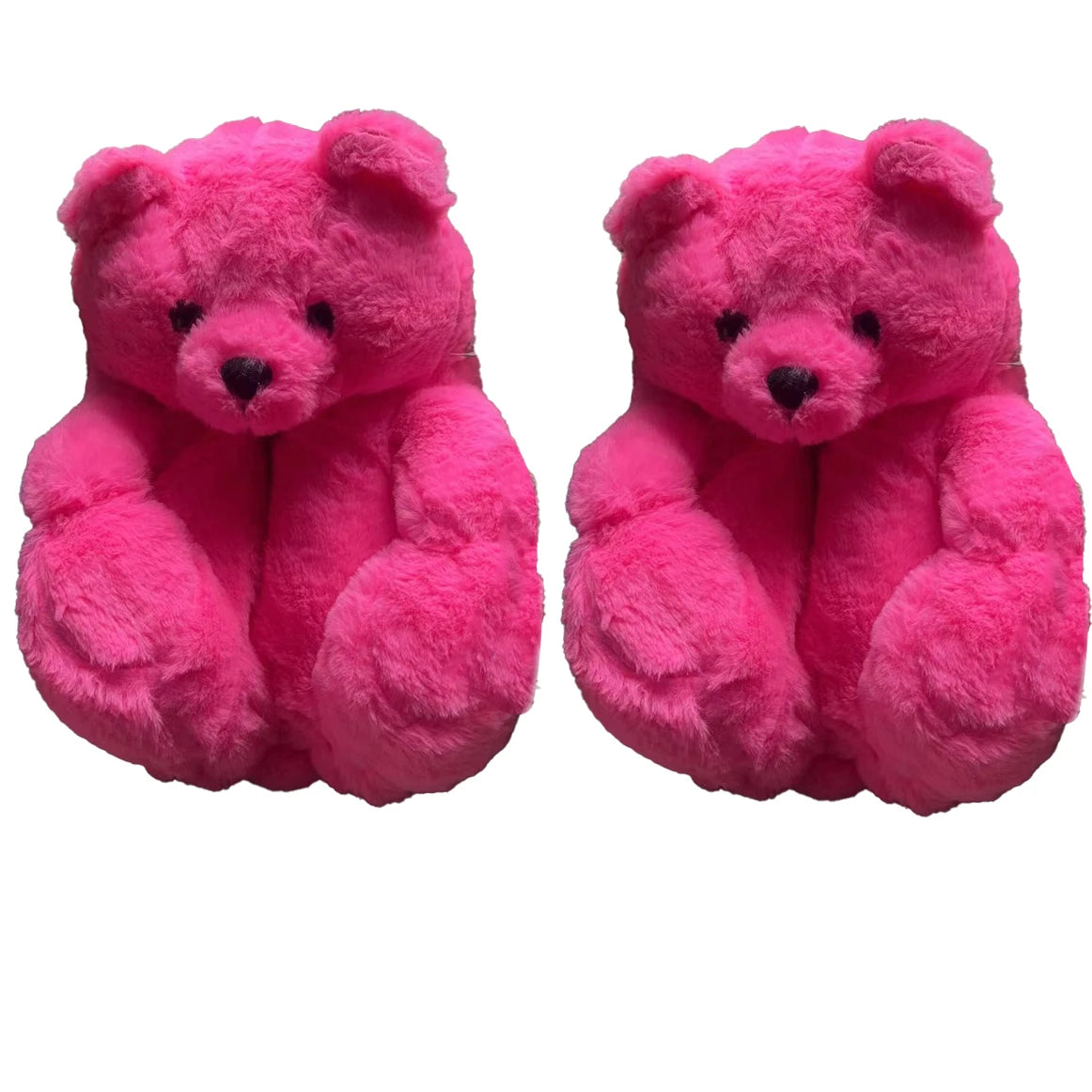 Highland Cow Plush Slippers