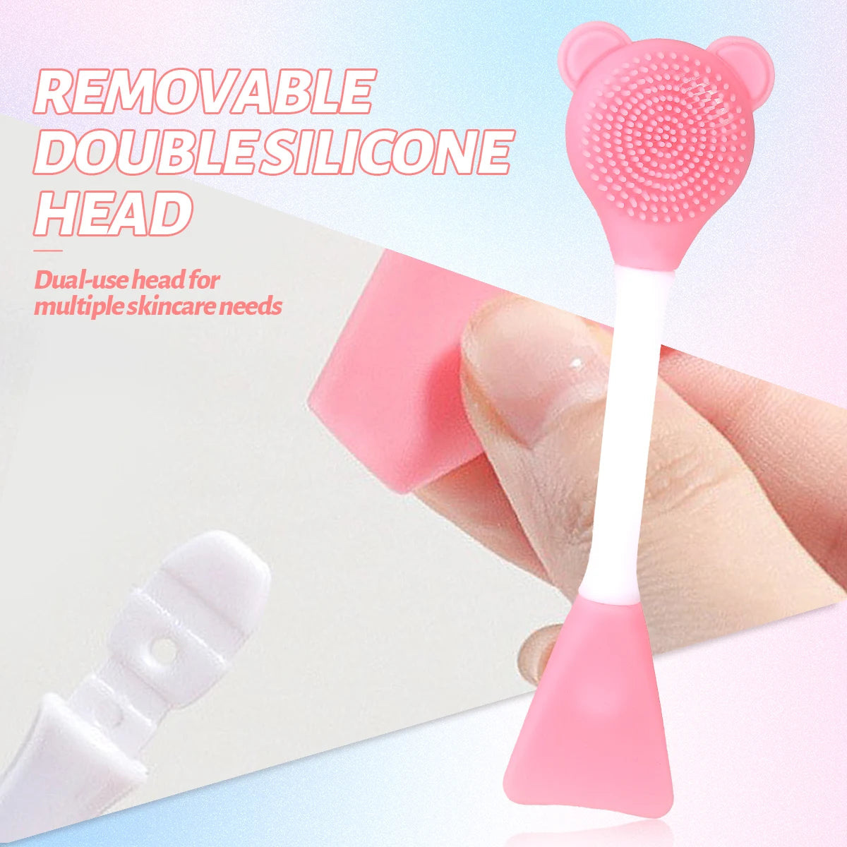 15PCS Pink Face Cleaning Set