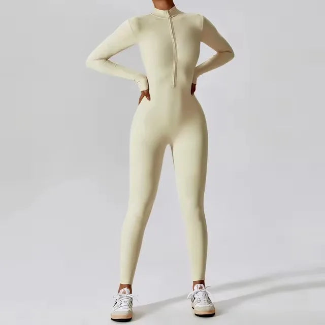 Women’s Skin-Tight Yoga Jumpsuit