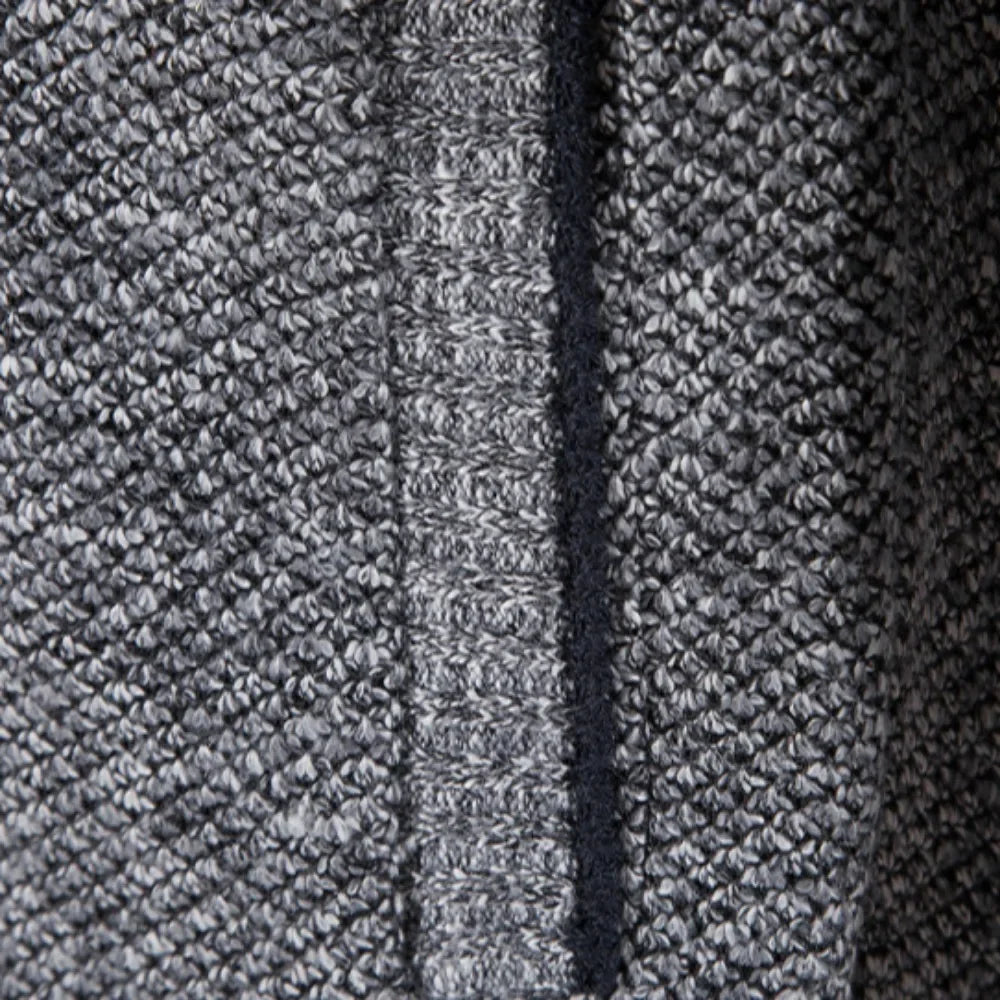 Men’s Knitted Fleece Zipper Cardigan