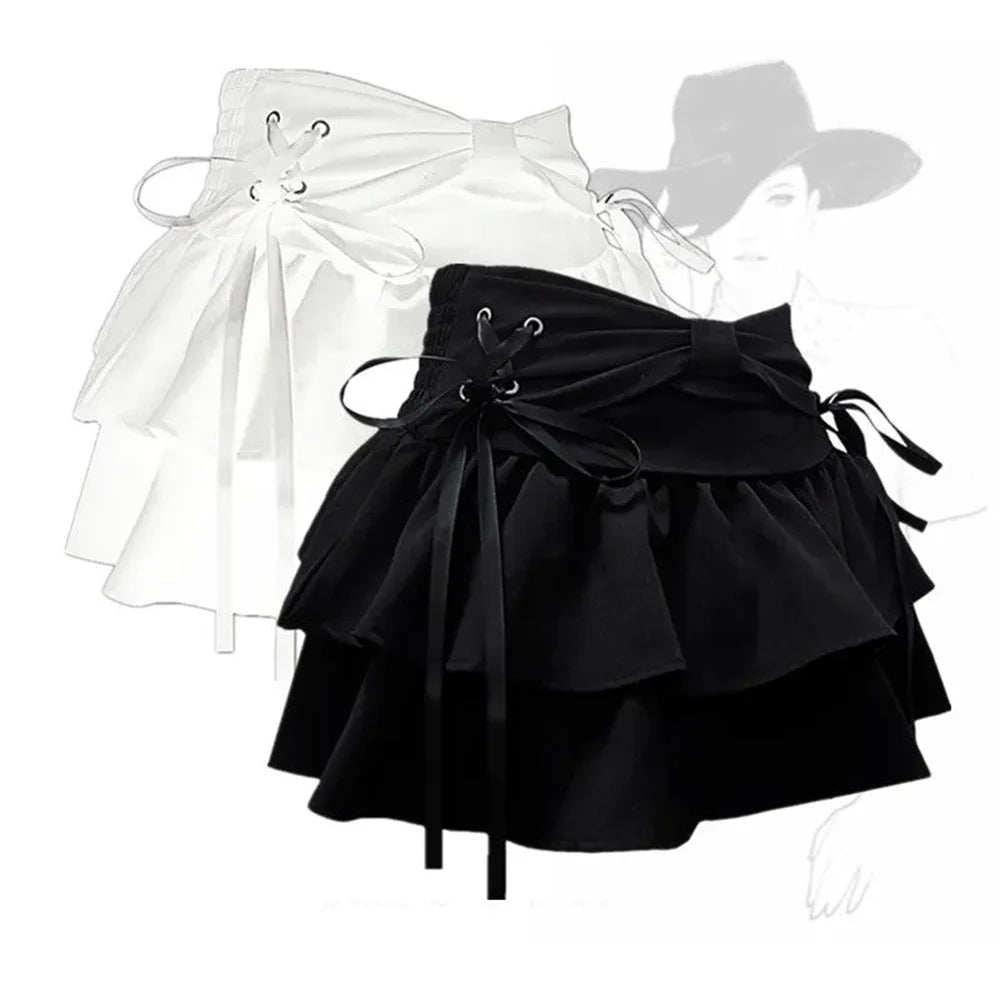 Vintage Bow Skirt – Elegant Retro Charm