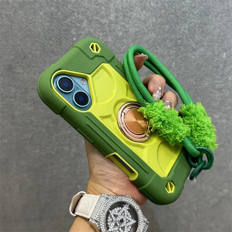 Luxury Armor Ring Holder iPhone Case