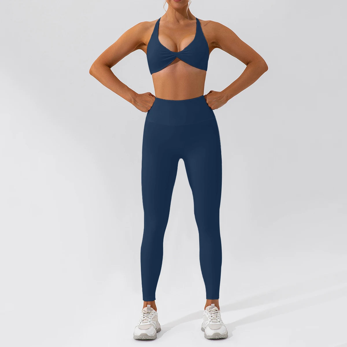 2PCS Women’s Yoga Set – Quick-Dry Long Sleeve Sportswear