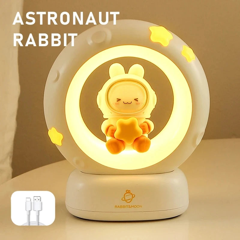 LED Moon Rabbit Night Light