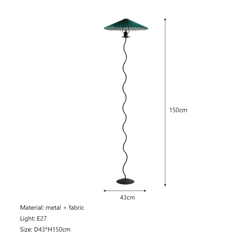 Nordic Pleated Floor Lamp