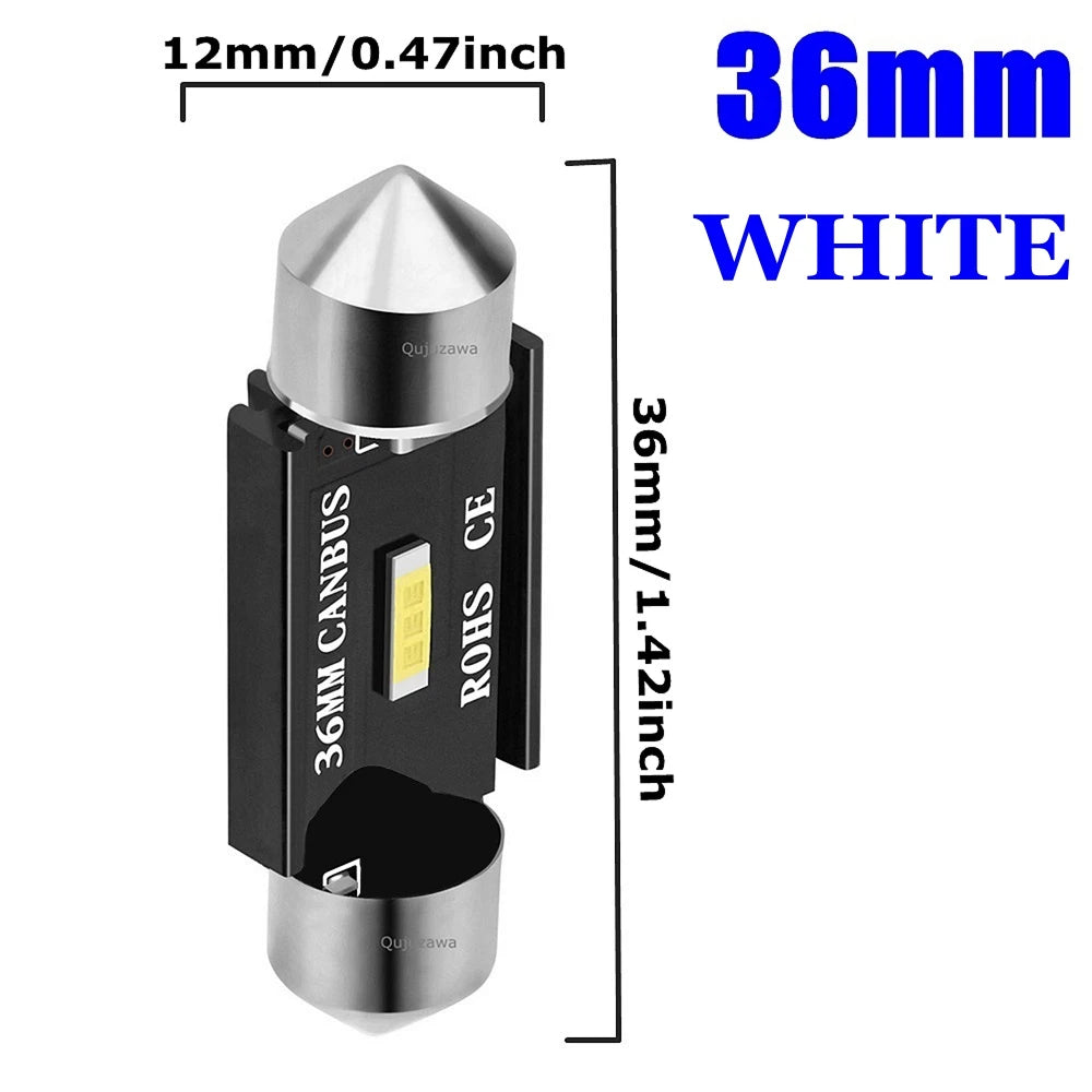 10PCS LED Car Dome Light Set – Super Bright Interior Bulbs
