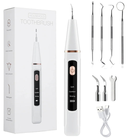 Electric Ultrasonic Dental Scaler – LED Teeth Cleaner & Tartar Remover