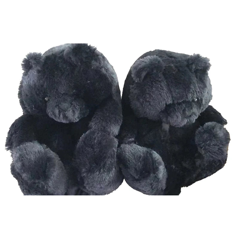Highland Cow Plush Slippers