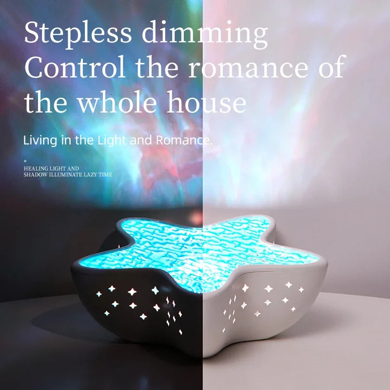 Starfish LED Night Light – Ocean Wave Projector Lamp