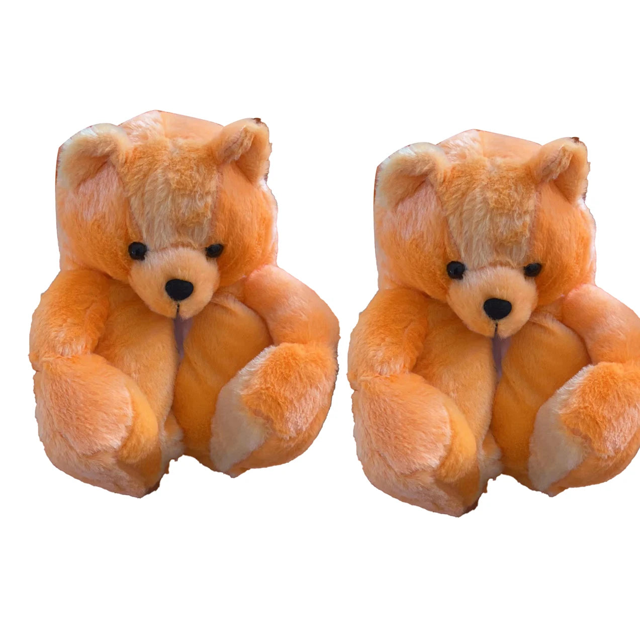 Highland Cow Plush Slippers