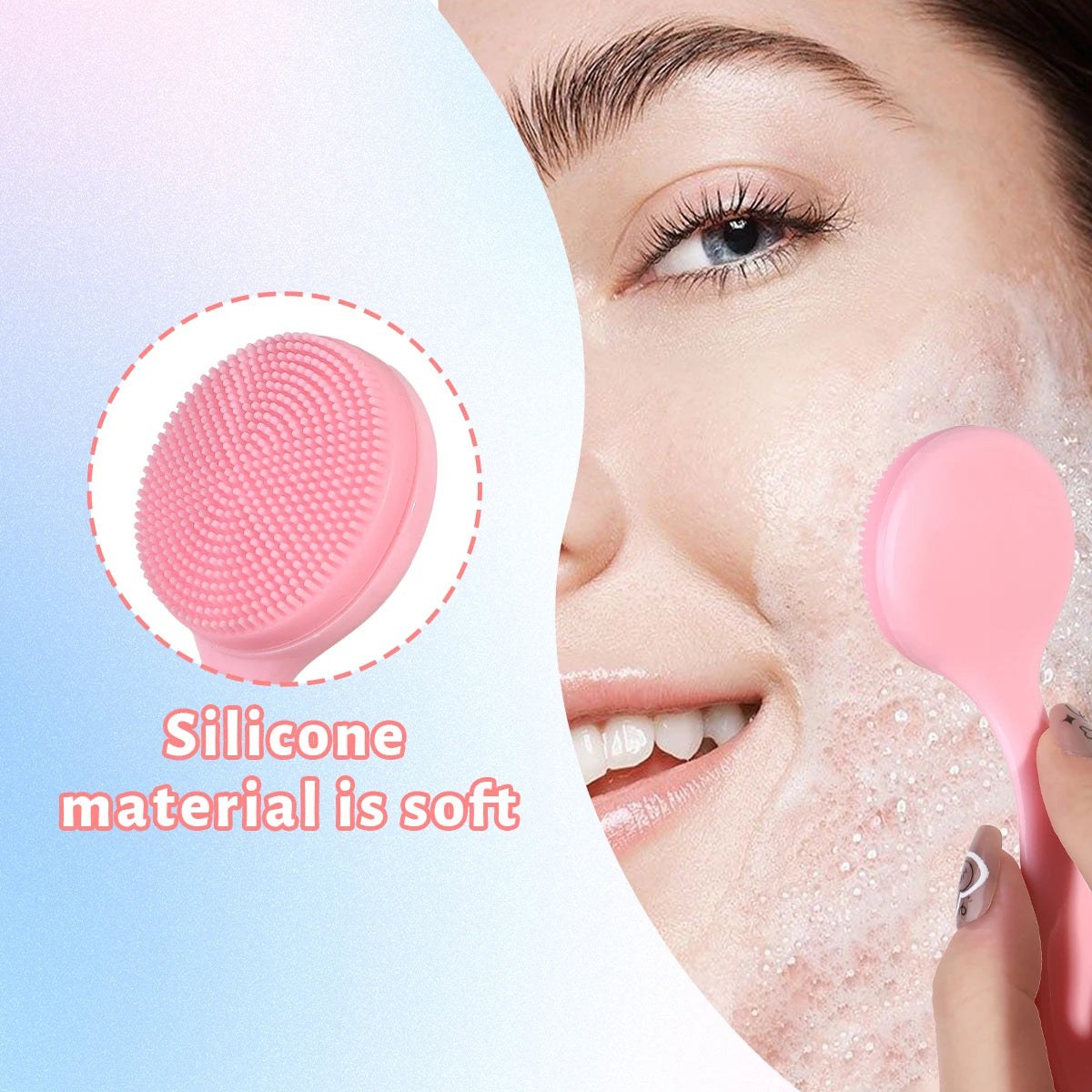 15PCS Pink Face Cleaning Set