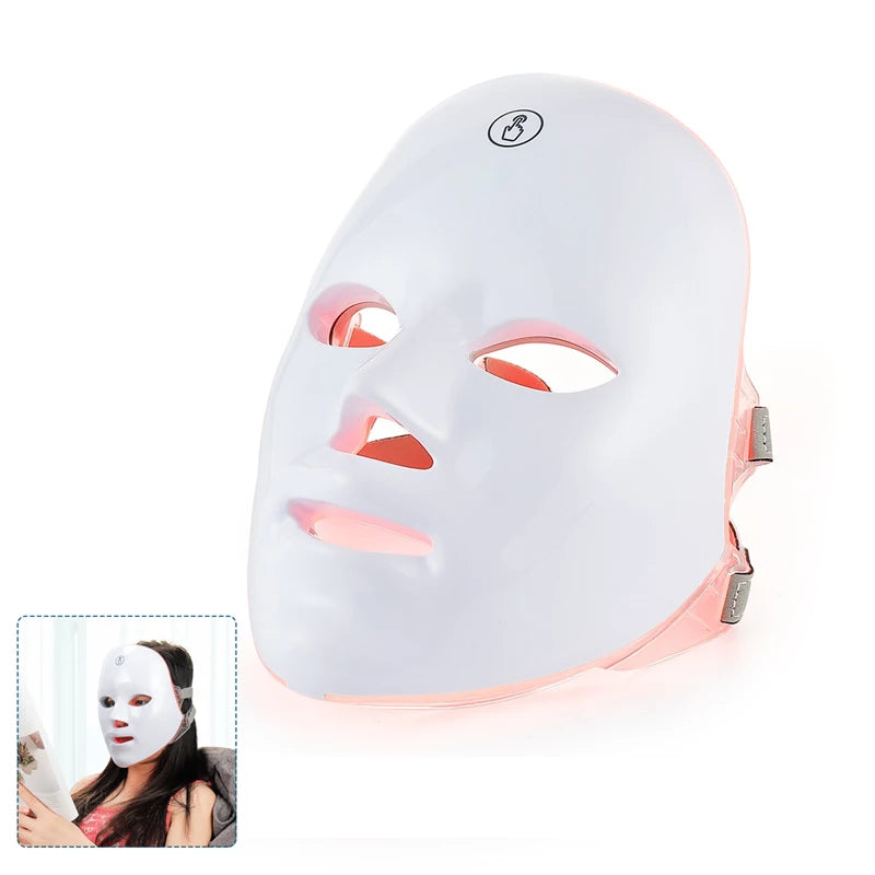 7-Color LED Facial & Neck Therapy Mask