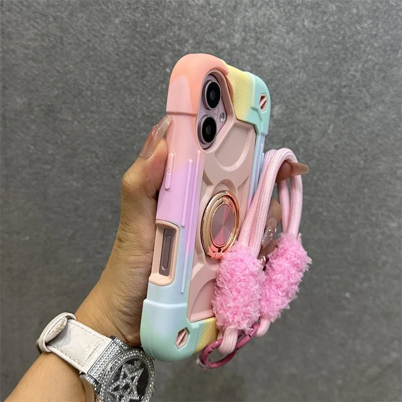 Luxury Armor Ring Holder iPhone Case