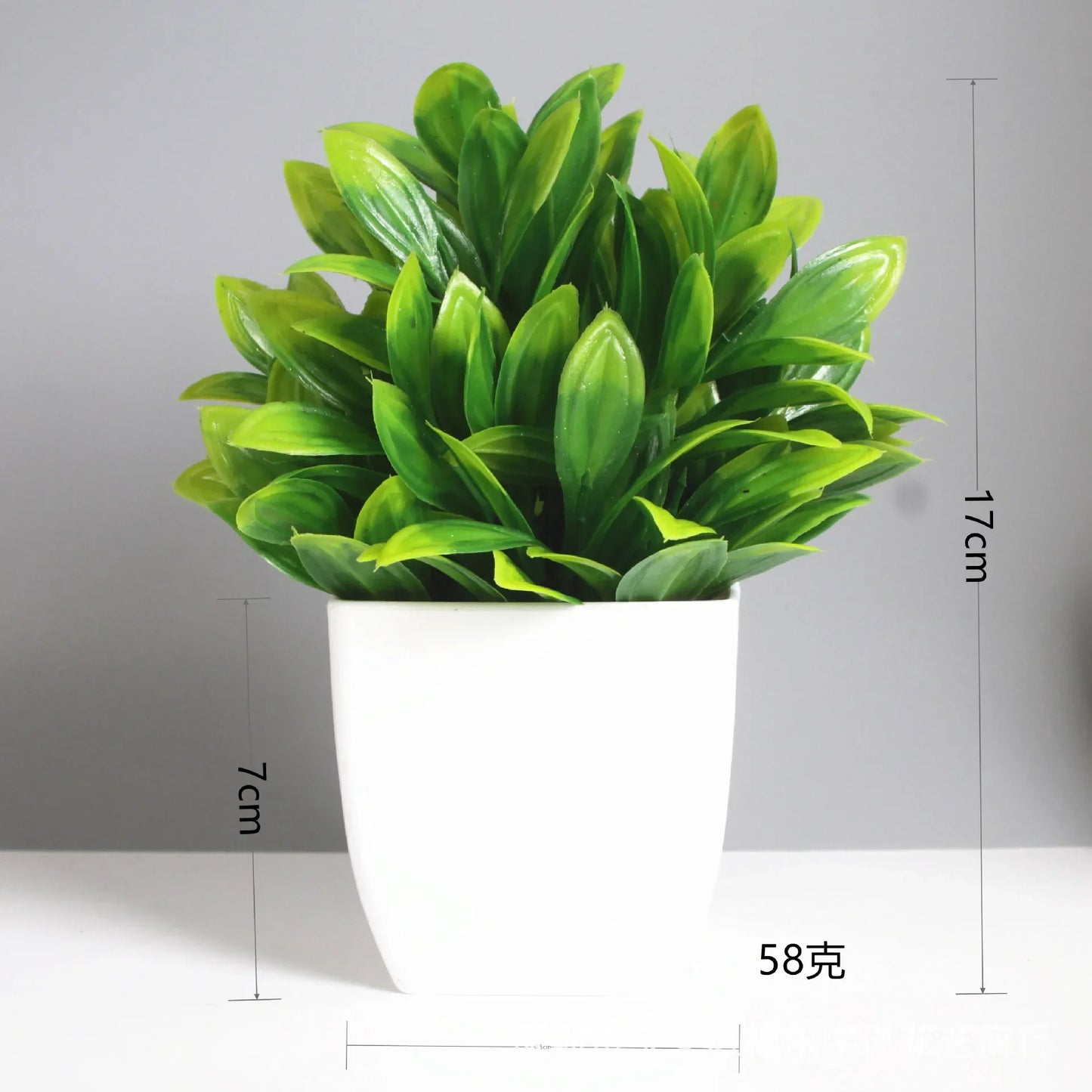 Artificial Bonsai Eucalyptus Plant – Potted Indoor & Outdoor Decor