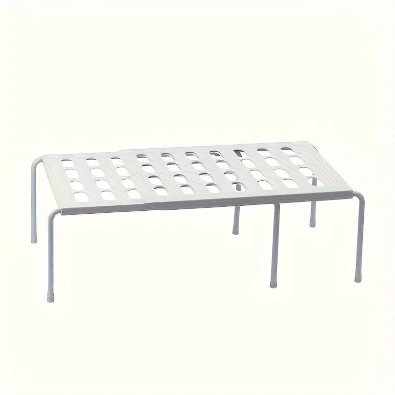 Adjustable Multi-Tier Plastic Shoe Rack