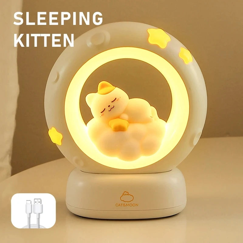 LED Moon Rabbit Night Light