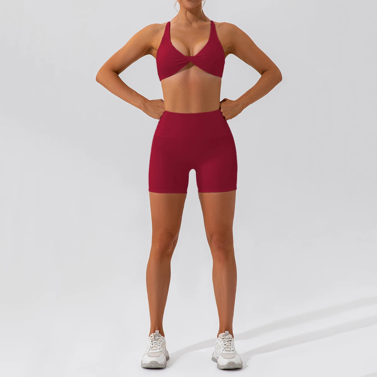 2PCS Women’s Yoga Set – Quick-Dry Long Sleeve Sportswear