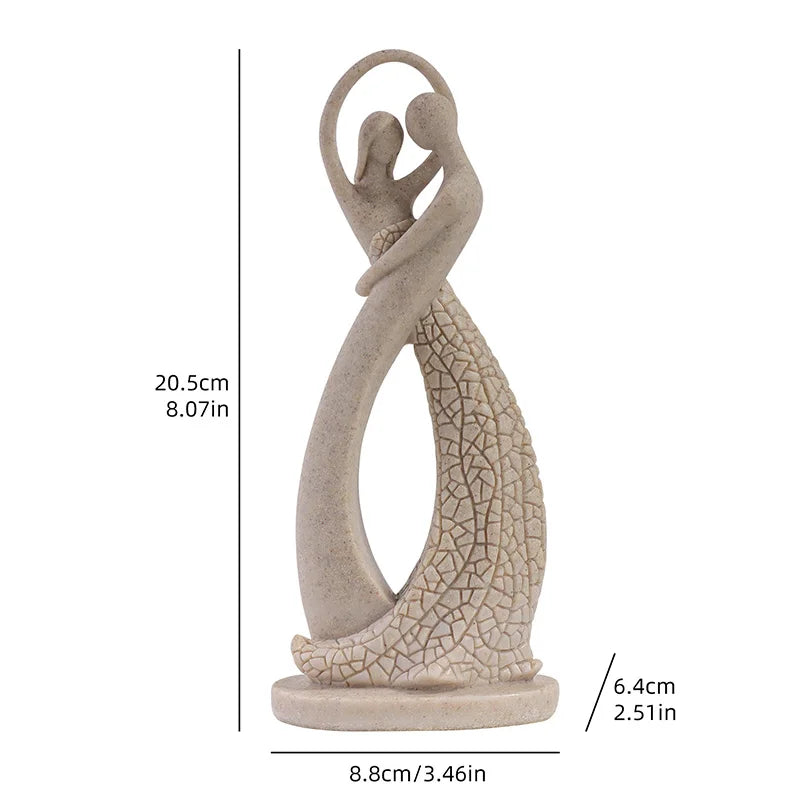 Lovers’ Sandstone Figurine